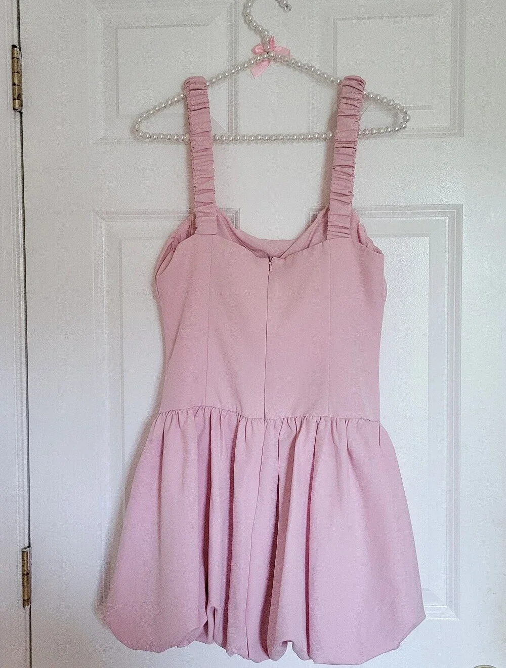 MORE TO COME Blair Mini Dress in Baby Pink